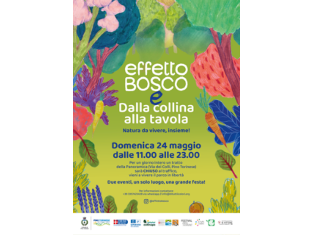 effetto bosco e dalla collina alla tavola 2026