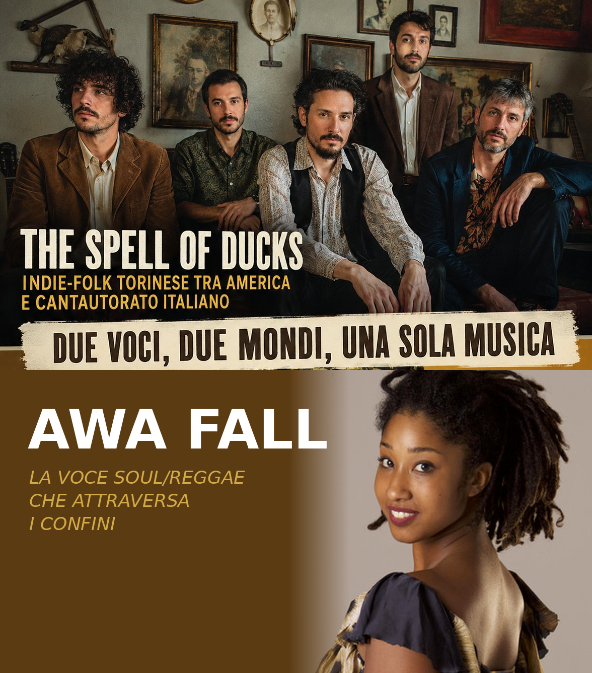 Concerto The Spell of Ducks + Awa Fall al Festival Tutto il Mondo è Paese 2026