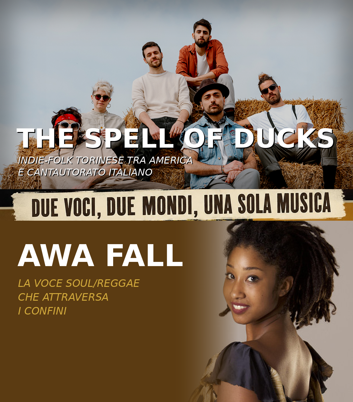 Concerto The Spell of Ducks + Awa Fall al Festival Tutto il Mondo è Paese 2026