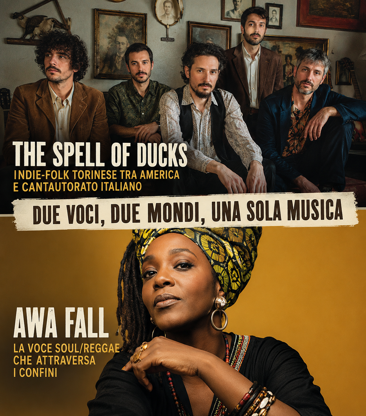 Concerto The Spell of Ducks + Awa Fall al Festival Tutto il Mondo è Paese 2026